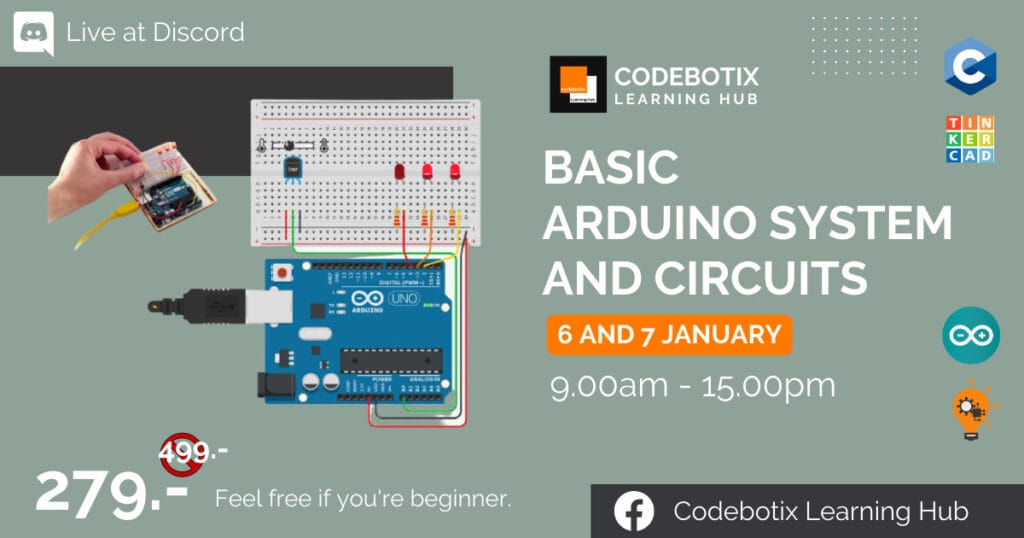ค่าย Basic Hardware with Arduino by TN Software&Tech - CAMPHUB