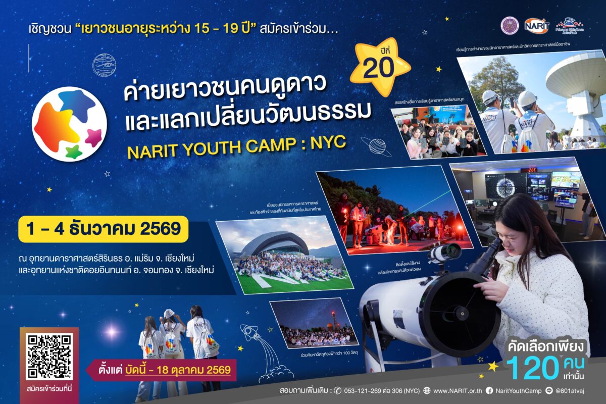 ค่ายเยาวชนคนดูดาวและแลกเปลี่ยนวัฒนธรรม ปีที่ 20 (NYC#20_เชียงใหม่)