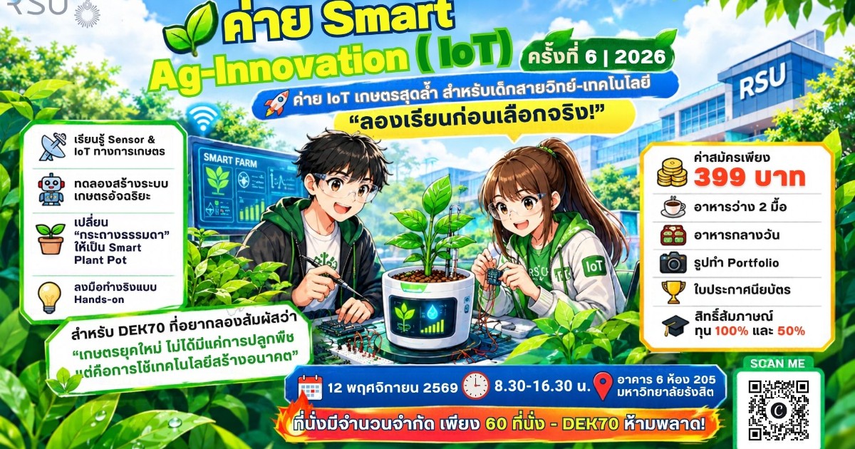 ค่าย Smart Ag-Innovation ครั้งที่ 6